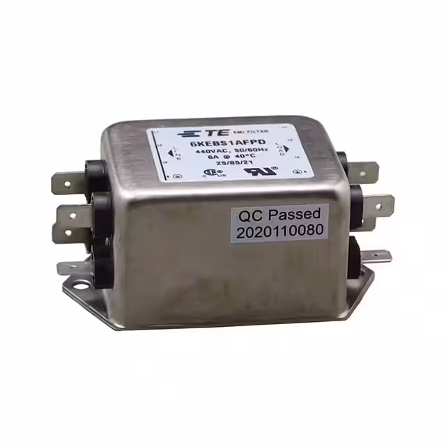 6KEBS1AFPD TE Connectivity Corcom Filters  Power Line Filter Modules